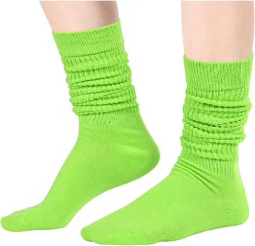 Miniatura 3 de Zmart Calcetines largos hasta la rodilla para mujer, calcetines largos de tubo suave, calcetines de los años 80 y 90, tallas 5-10