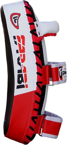 Miniatura 7 de Farabi Thai Pad Kick Pad - Almohadilla curvada para entrenamiento y artes marciales, 1 unidad individual Rojo