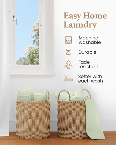 Miniatura 5 de Good Sleep Bedding Sábanas Twin XL - Sábanas 100% Algodón Egipcio, 4 Pzas, Juego de Sábanas Twin XL, Sábanas Refrescantes para Cama, Sateen Wave