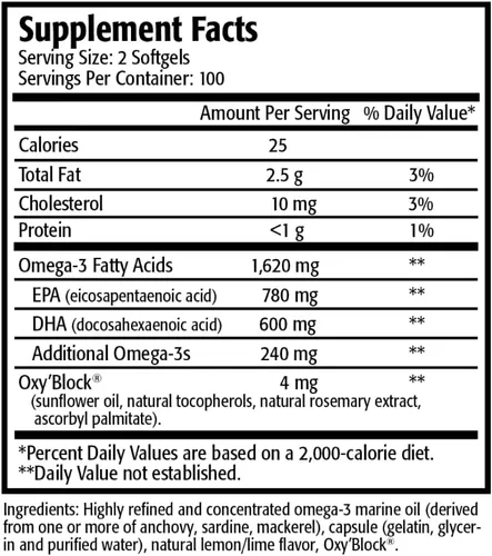 Miniatura 2 de Res-Q Cápsulas de aceite de pescado 1250 Omega-3