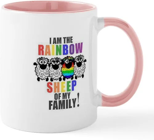 Miniatura 48 de CafePress Jake's Rainbow Shark - Taza de café de cerámica (11 oz)
