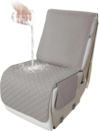 Miniatura 151 de HDCAXKJ Fundas de sofá seccional reclinable 100% impermeable, forma de L, funda de sofá reclinable lavable acolchada suave para mascotas, perro