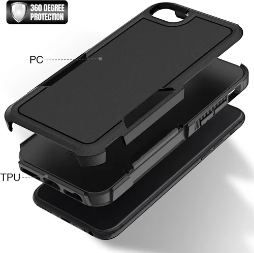 Miniatura 82 de Jeylly Funda para iPhone SE/Funda para iPhone 5S, Exterior de Plástico Duro que Absorbe Golpes + Interior de Silicona de Goma Defensor contra