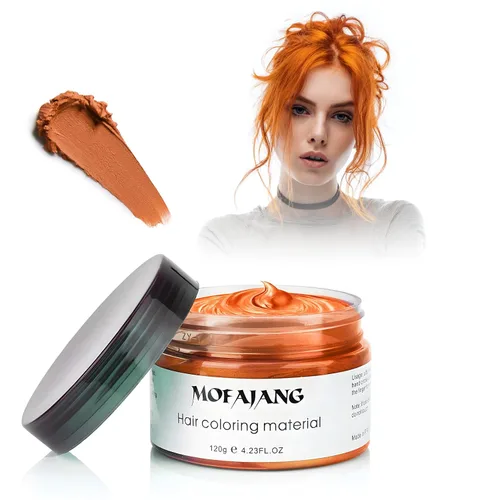 Miniatura 16 de Cera Temporal Negra para el Cabello - SOVONCARE Tinte Lavable para el Cabello para Hombres y Mujeres, Fijación Todo el Día, Arcillas Desechables