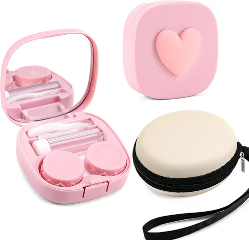 Miniatura 10 de FEISEDY Portátil Lindo Lente De Contacto Herramienta Removedor De Caso Con Espejo Pinzas Kit Para Mujeres Y Niña B0081