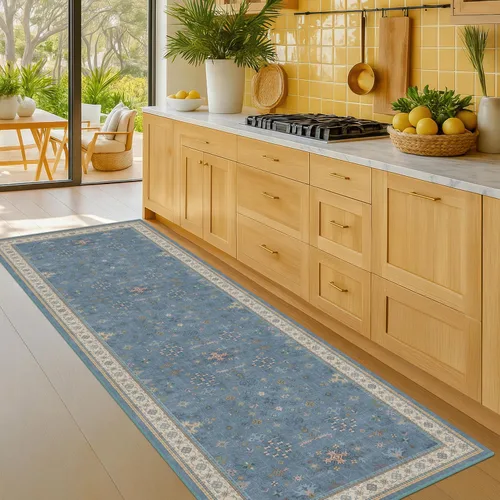 Miniatura 244 de Alfombra Boho Negra para Sala de Estar - Alfombra de Área Lavable de 10x14 Pies, Alfombras de Comedor para Debajo de la Mesa, Alfombra Suave de Pelo