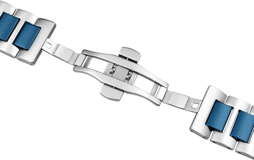 Miniatura 4 de Juntan Correa de reloj de cerámica de acero inoxidable azul verde marrón compatible con Apple Watch Band 1.496 in 1.575 in 1.614 in 1.654 in 1.732