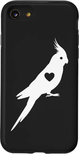 Miniatura 18 de Bird Cockatiel Heart Silhouette, Proud Bird Parent Case for iPhone XR