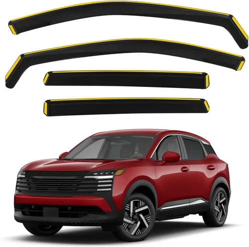 Miniatura 23 de Deflectores de lluvia inastillables en canal para Toyota RAV4 2013-2018, deflectores de ventana con clip, viseras de ventilación, protectores
