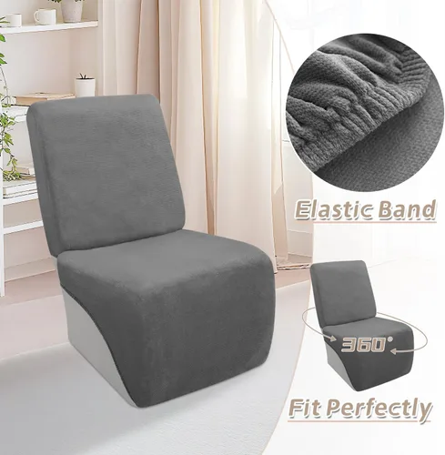 Miniatura 425 de Arfntevss Fundas de sofá seccional reclinable de terciopelo, Funda de sofá seccional de esquina para sofá reclinable, Funda elástica suave