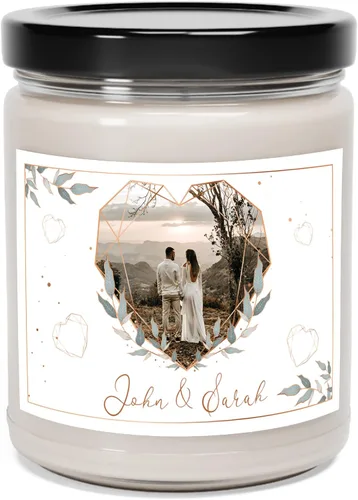 Miniatura 12 de NHI - Velas personalizadas con foto, regalo de vela personalizada, cera de soja perfumada, decoración del hogar, tarro de 9 onzas, fabricado
