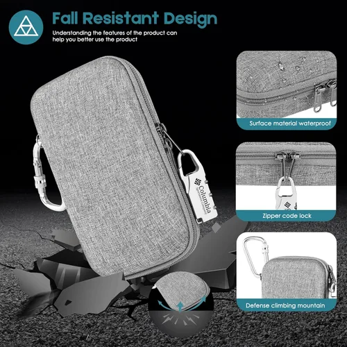Miniatura 5 de Kit de accesorios compatible con Insta360 GO 3 [Funda de silicona para cámara y tapa de lente] [2 piezas de película protectora de pantalla 3D]