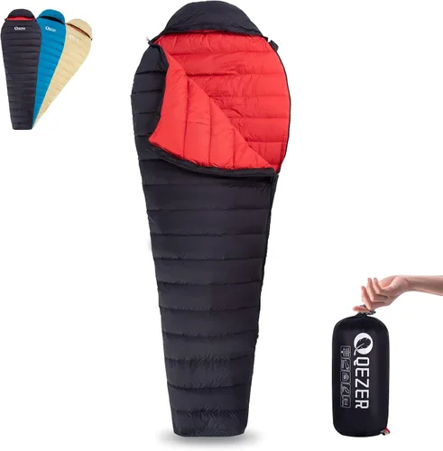 Miniatura 11 de Ultralight Down Sleeping Bag for Adults with 600 Fill Power, Compact All Seasons Sleeping Bag for Backpacking, Hiking and Camping