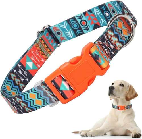 Miniatura 6 de Collares de Perro para Niñas con Patrones de Margaritas, Lindo Collar Rosa para Perras, Collares Ajustables Blandos y Duraderos para Perros XS 12