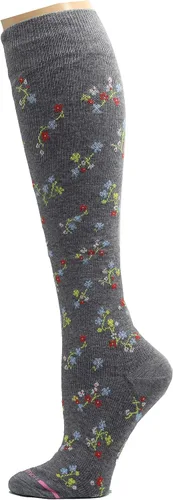 Miniatura 2 de Dr. Motion Calcetines de compresión para mujer, paquete de 3 unidades, gatos, puntos, perros