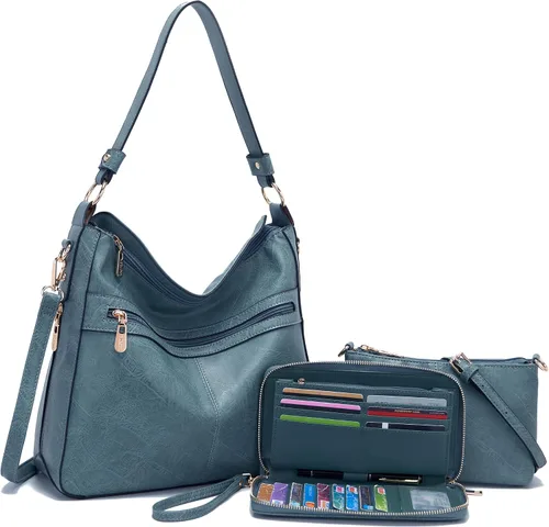 Miniatura 9 de Bolsos cruzados grandes para mujer, bolso de hombro para mujer, bolso y cartera para mujer, bolsos Hobo