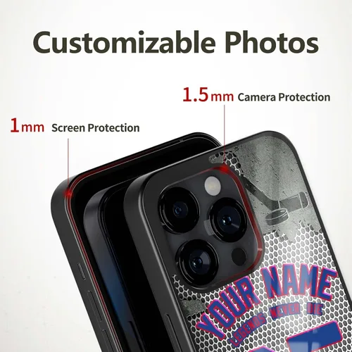 Miniatura 3 de Fundas personalizadas para teléfono con diseño de silueta de logotipo personalizado para iPhone 11, 12, 13, 14, 15, 16, 17 Pro Max Plus Mini X 7 8