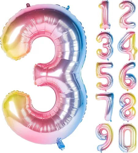 Miniatura 18 de Globos de 40 pulgadas para inflar con helio, de película de aluminio, para fiestas, cierre manual (púrpura 0)