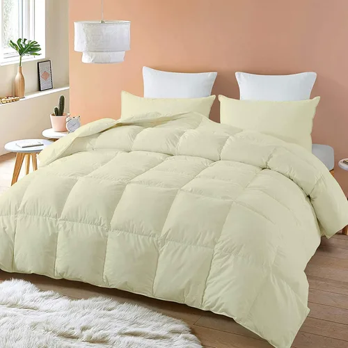 Miniatura 23 de SLEEP-NEST Edredón Queen de gran tamaño de 98 x 98 pulgadas, relleno de edredón alternativo de plumón de lujo para todas las estaciones, juego de 3