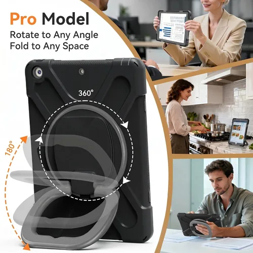 Miniatura 2 de Funda para iPad de 10.2 pulgadas de 9ª generación 2021 / 8ª generación 2020 / 7ª 2019, funda a prueba de golpes para niños con protector