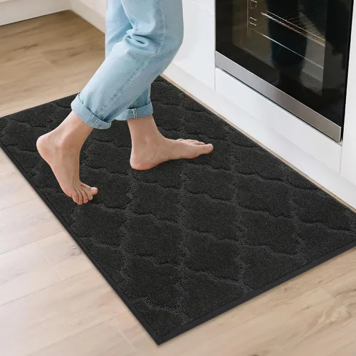 Miniatura 50 de COSY HOMEER Alfombras suaves de cocina [2 piezas] para el frente del fregadero súper absorbentes, tapetes y tapetes de cocina de 20 x 30 pulgadas/20
