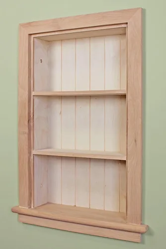 Miniatura 10 de Gabinete Medicinal de Nicho Empotrado en Pared Aiden de 14x24 de Reemplazo, Inserto de Estante/Estantes de Gabinete de Baño en la Pared, Hecho