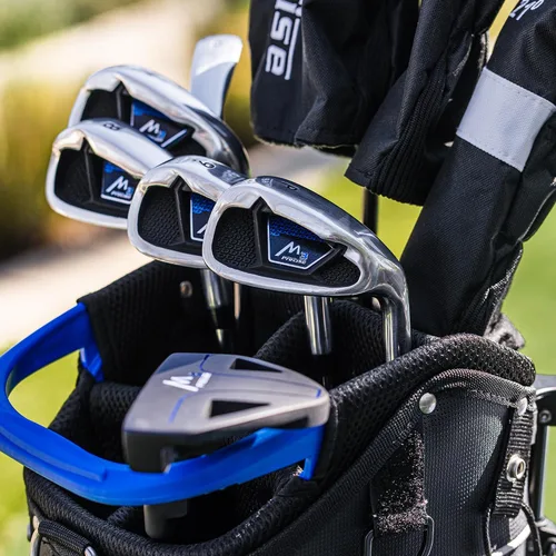 Miniatura 7 de Precise M3 - Juego de golf de 14 piezas para hombre – Driver de 460cc, Madera, Híbrido, Hierros 6-PW, Putter, Bolsa con Soporte, 3 Fundas