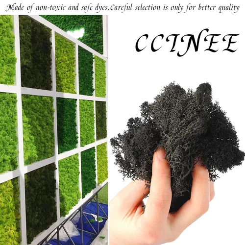 Miniatura 3 de CCINEE Musgo preservado, musgo de reno falso de 4 onzas para plantas en maceta para manualidades, decoración floral de pared, centros de mesa