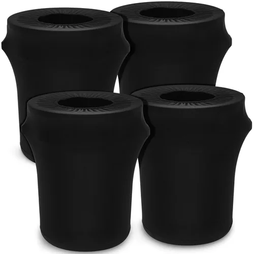 Miniatura 12 de Tanlade 2 piezas de 32 galones de elastano para basureros elásticos de 32 galones, cubiertas de elastano para cubos de basura para interiores