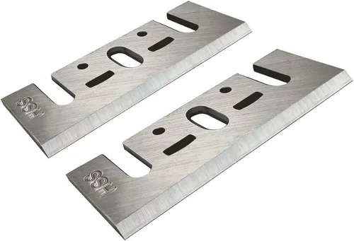 Miniatura 4 de FOXBC Repuesto de hoja de cepilladora HSS de 3-1/4 pulgadas y 3.228 in para Makita KP0810, 1900B, KP0800K, DeWalt D26676, DW6655, DW680, Bosch