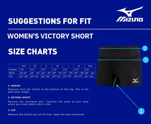 Miniatura 5 de Mizuno Victory - Pantalón corto de voleibol con entrepierna de 3.5 pulgadas Real