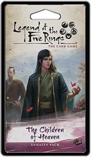Legend of The Five Rings: The Children of Heaven Dynasty Pack - Juego de estrategia táctica para niños y adultos, a partir de 14 años, 2 jugadores,