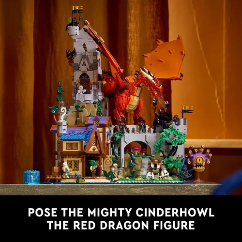 Miniatura 4 de LEGO Ideas Dungeons & Dragons: Set de Construcción Red Dragon's Tale para Adultos, Idea de Regalo de Dungeons & Dragons, Modelo de Fantasía