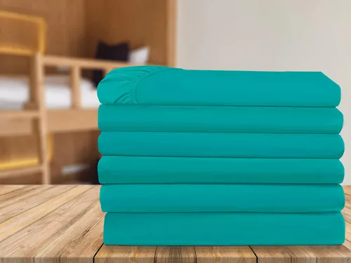 Miniatura 14 de Elegant Comfort Paquete de 6 sábanas bajeras bajeras de 1500 hilos, calidad prémium hotelera, bolsillo profundo, sin arrugas, resistentes a