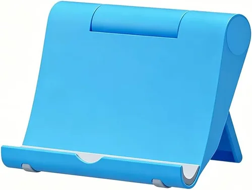 Miniatura 16 de Soporte para tableta, soporte plegable ajustable para teléfono celular, compatible con la mayoría de iPad y teléfonos inteligentes, accesorio