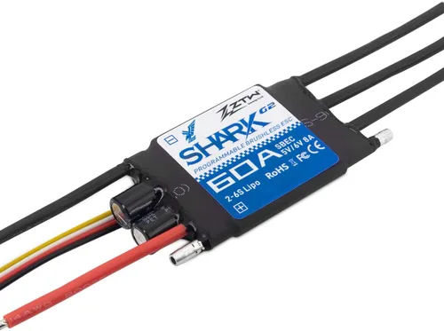 Miniatura 13 de ZTW Shark G2 Series 100A Bi-Direction Refrigeración por agua ESC sin escobillas con SBEC 8A/5V para barco RC y otros proyectos de bricolaje