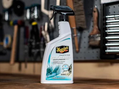 Miniatura 4 de Meguiar's - Aromatizante para alfombras y tapicería en aerosol, elimina los olores, aroma a carro nuevo, atomizador con 24 onzas