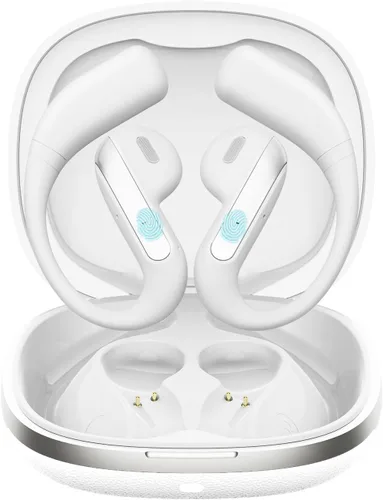 Miniatura 12 de Piluyaa Auriculares Bluetooth 5.3 de oreja abierta, auriculares inalámbricos deportivos con micrófono integrado con ganchos para los oídos