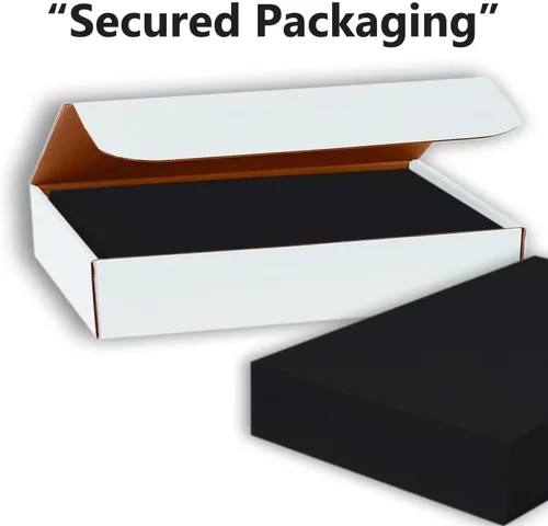 Miniatura 3 de Hamilco Papel grueso de cartulina de color negro, invitaciones de felicitación en blanco y tarjetas de índice, plano de 4 x 6 pulgadas, peso pesado
