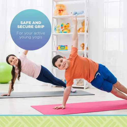 Miniatura 4 de Bean Products Yoga Mat for Exercise - Non Slip Thick Comfortable Workout Floor Mat for Adults and Kids - Eco Friendly Foldable Yoga Mat for Yoga