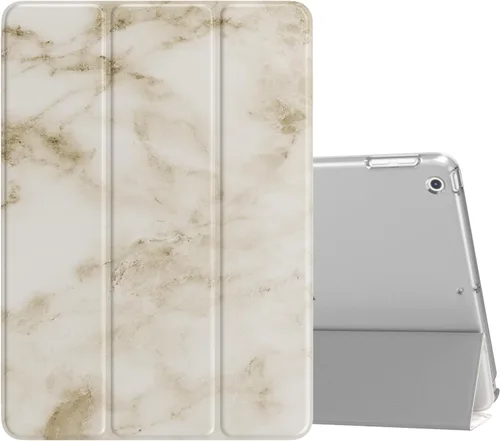 Miniatura 12 de MoKo Funda para iPad 9.7 2018/2017 de 5ª / 6ª Generación - Funda delgada y ligera con soporte para Smartphone con parte trasera translúcida