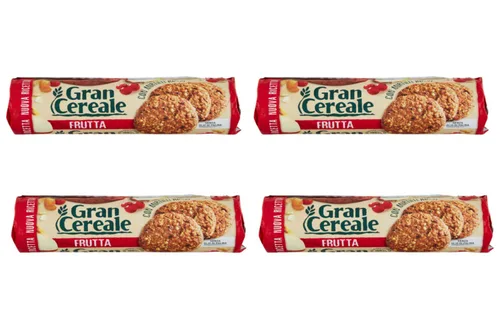 Miniatura 7 de Mulino Bianco: "Gran Cereale Frutta" ("Galletas de cereales de frutas"), galletas altas en fibras, paquetes de 17.63 onzas (17.64 oz) (paquete de 2)