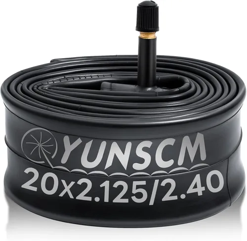 20" Bike Tube 20x2.125 20x2.25 20x2.30 20x2.35 20x2.40 AV32mm 20 Inner Tube Compatible with 20 x 2.125-2.40 BMX, Road, Mountain Bicycle Tire Tube