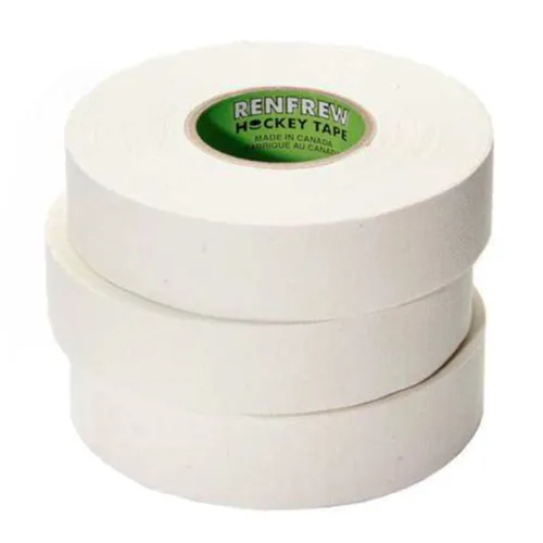 Miniatura 2 de Renfrew, Cinta de hockey de tela de 1 pulgada, (59.1 ft, blanco, paquete de 3)