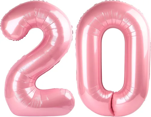 Miniatura 350 de Globos de números de 5 globos de 40 pulgadas, decoraciones de cumpleaños azules para niños y niñas, globos de números azul marino grandes