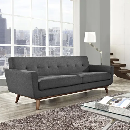 Miniatura 25 de Modway Engage - Sillón de madera Gris Expectativa