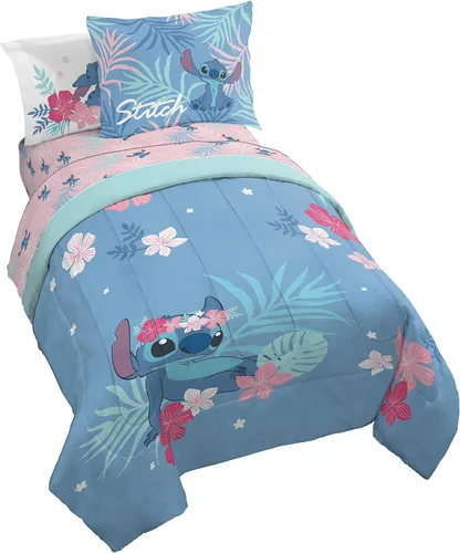 Miniatura 42 de Jay Franco Wednesday Addams - Juego de edredón tamaño individual, ropa de cama de 5 piezas, incluye juego de sábanas y fundas de almohada, ropa