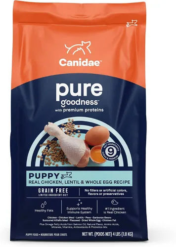 Miniatura 15 de Canidae Pure - Comida seca premium para cachorros con ingredientes limitados, receta de salmón real y avena, 22 libras, con granos sanos