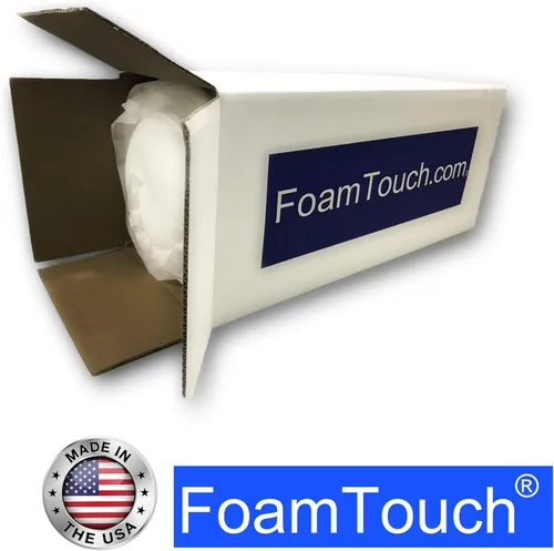 Miniatura 3 de FoamTouch Espuma de tapicería de alta densidad 2x24x80, blanca, fabricada en EE. UU