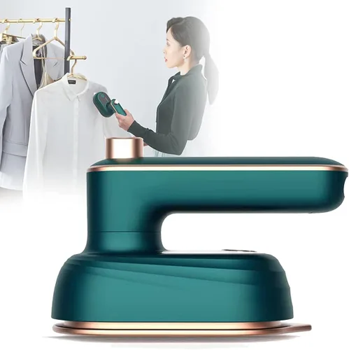 Máquina de planchar colgante portátil, plancha eléctrica de mano, mini vaporizador de ropa de vapor plegado para viajes en el hogar y negocios